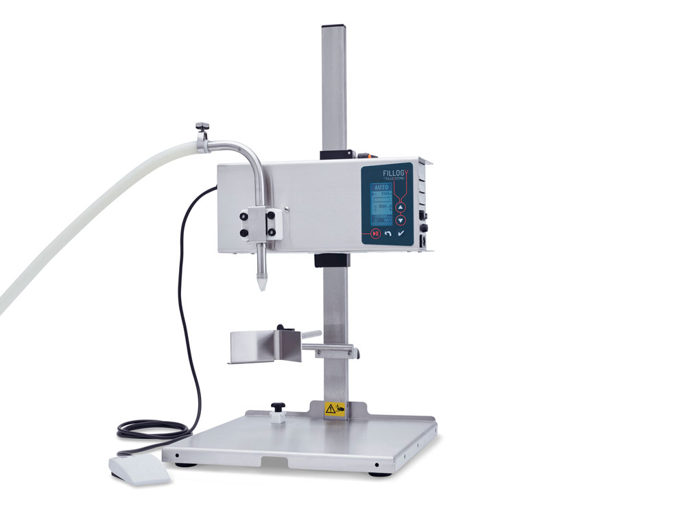 Zuführung über 14mm Schlauch<br>(100 - 2.000ml Gebindegröße)